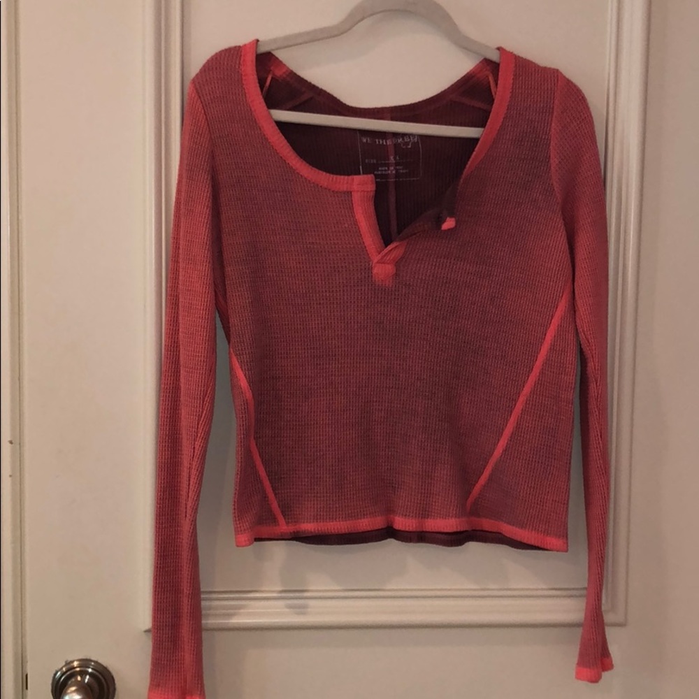 Distressed Waffle Top